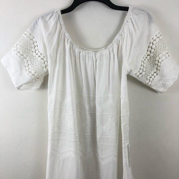 La Blanca White Swim Coverup Dress S - Picture 5 of 11